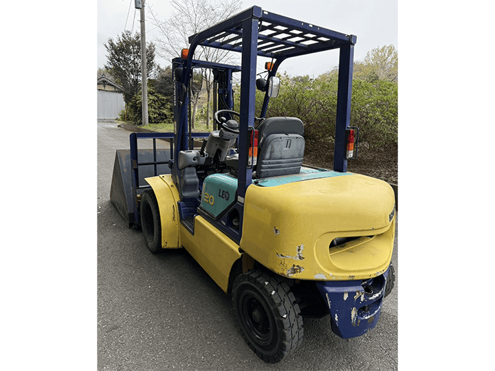 コマツ FD20HC-12／2.0t／3Mマスト／MT／バケット付き／ヒンジ