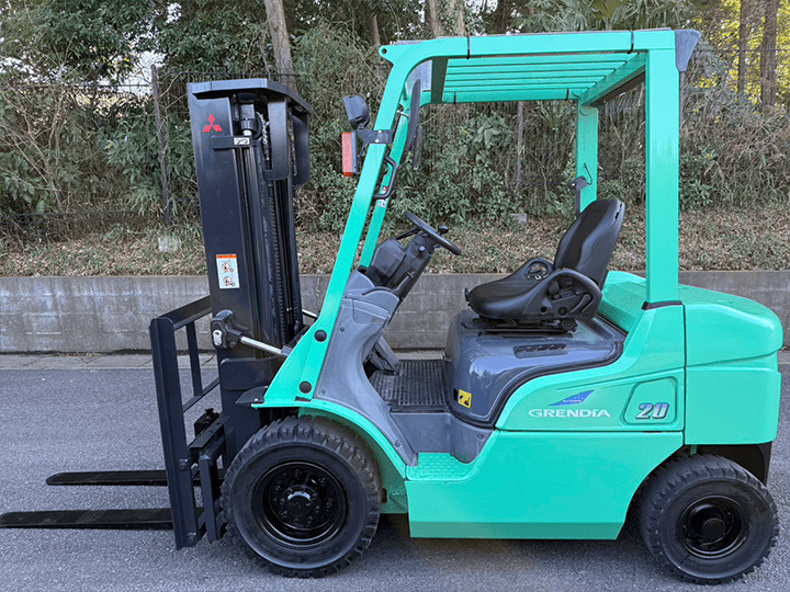 三菱 FGE20T／ガソリン／2.0t／3mマスト／アワー小
