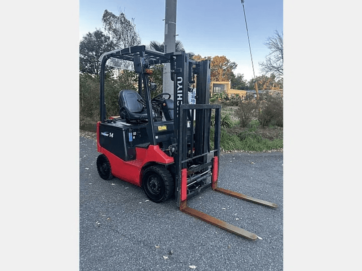 ニチユ FB14PN-77B-300AF／フォークシフター付／1.4t／3Mマスト