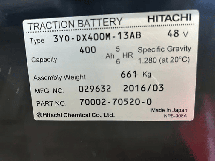 ニチユ FB14PN-77B-300AF／フォークシフター付／1.4t／3Mマスト
