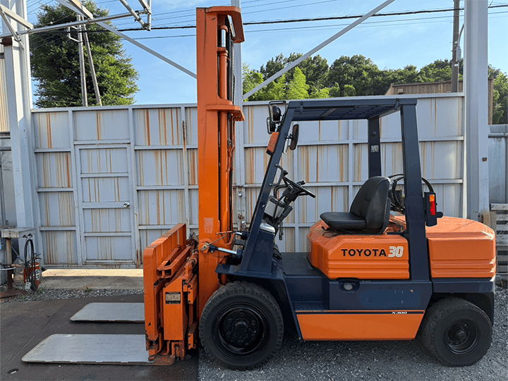 トヨタ 02-5FG30／3t／4.5Mマスト／プッシュプル／AT