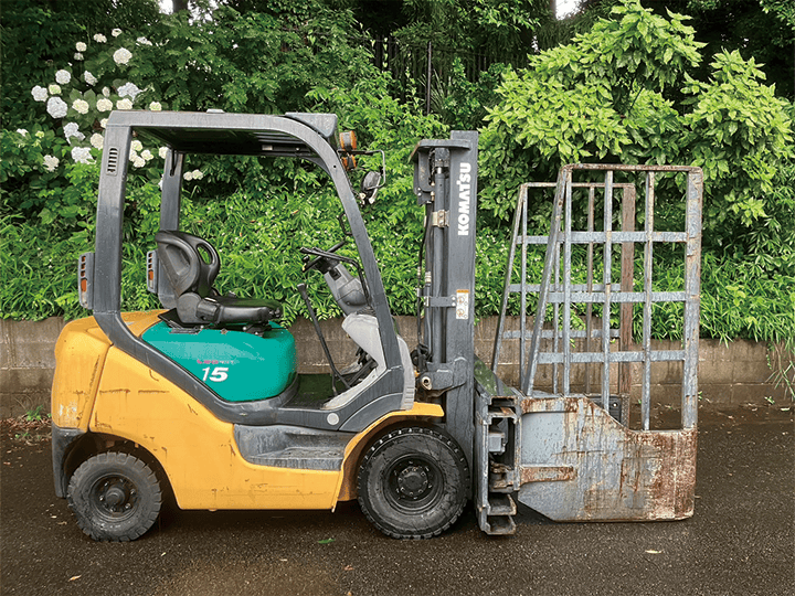 コマツ FG15C-18／1.5t／3Mマスト／カートンクランプ／MT