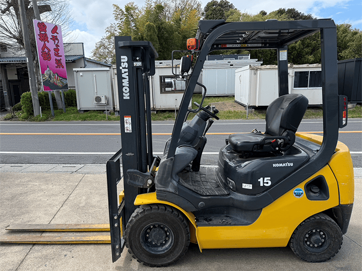 コマツ FG15C-21／1.5t／3Mマスト／MT／アワー極小